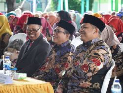 H.Usman Ketua DPRD Hadiri Halal Bihalal PGRI Sekaligus Mohon Restu Maju Pilkada 2024