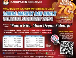 Komisi Pemilihan Umum Kabupaten Sidoarjo Mengadakan Lomba Maskot dan Jingle PILKADA Tahun 2024
