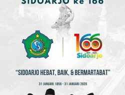 Dewan Redaksi Dan Karyawan, PERUMDA DELTA TIRTA Sidoarjo. Mengucapkan Selamat Hari Jadi Sidoarjo Ke 166. “Sidoarjo Hebat,Baik dan Bermartabat” 31 Januari 1859- 31 Januari 2025