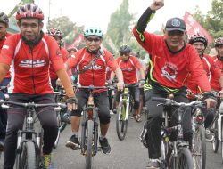 Kompak & Meriah Semarak Fun Bike 2025 Kodim 0816 Sidoarjo Rayakan HUT RI ke-80