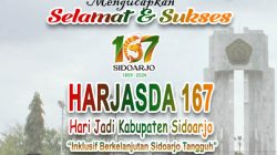 Dewan Direksi dan Karyawan Perum Delta Sidoarjo Mengucapkan Selamat Hari Jadi ke-167 Kabupaten Sidoarjo