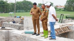Pantau Proyek Penanganan Banjir, Bupati Subandi: Pembangunan Rumah Pompa Kedungpeluk Capai 70 Persen