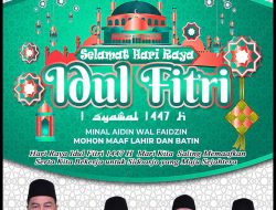 Pimpinan dan Anggota DPRD Kabupaten Sidoarjo, Mengucapkan Selamat Hari Raya Idul Fitri 1447 H/2026