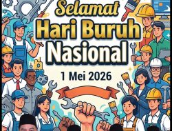 Pimpinan Dan Anggota DPRD Kabupaten Sidoarjo Mengucapkan Selamat Hari Buruh Nasional. 1 Mei 2026