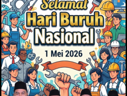 Pimpinan Dan Anggota DPRD Kabupaten SidoarjoMengucapkan Selamat Hari Buruh Nasional 1 Mei 2026