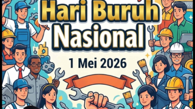 Pimpinan Dan Anggota DPRD Kabupaten SidoarjoMengucapkan Selamat Hari Buruh Nasional 1 Mei 2026
