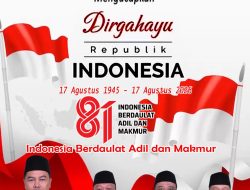 Pimpinan dan Anggota DPRD Kabupaten Sidoarjo Mengucapkan Dirgahayu Republik Indonesia 17 Agustus 1945 – 17 Agustus 2026 Indonesia Berdaulat Adil dan Makmur